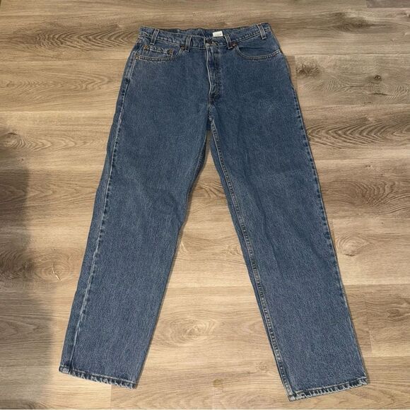 Men's Levi's 550 Relaxed Fit Blue Jeans 36x32 - Picture 2 of 11